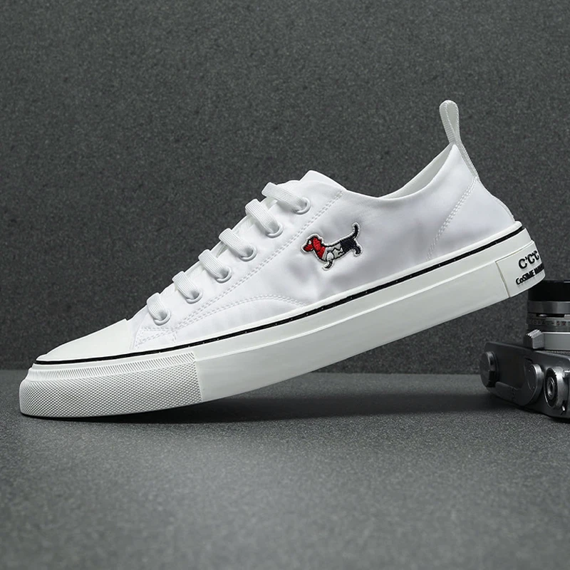 男鞋夏季新款时尚休闲鞋男舒适透气轻便一脚蹬鞋子男帆布鞋