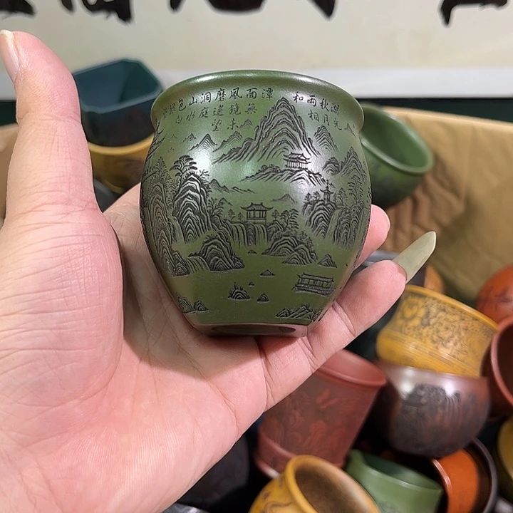 茶杯紫砂全手工紫砂主人杯
