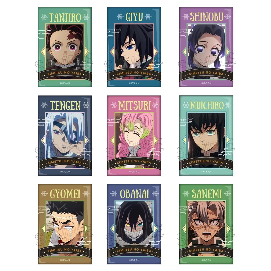 日谷鬼灭之刃名场面方吧唧徽章盲盒