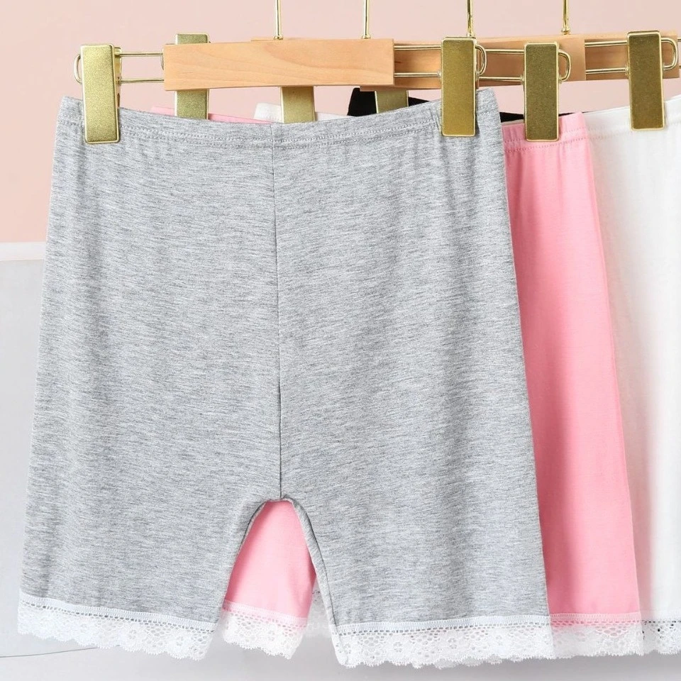 莫代尔打底裤安全裤夏天宝宝短裤女孩防走光中大女童保险裤透气