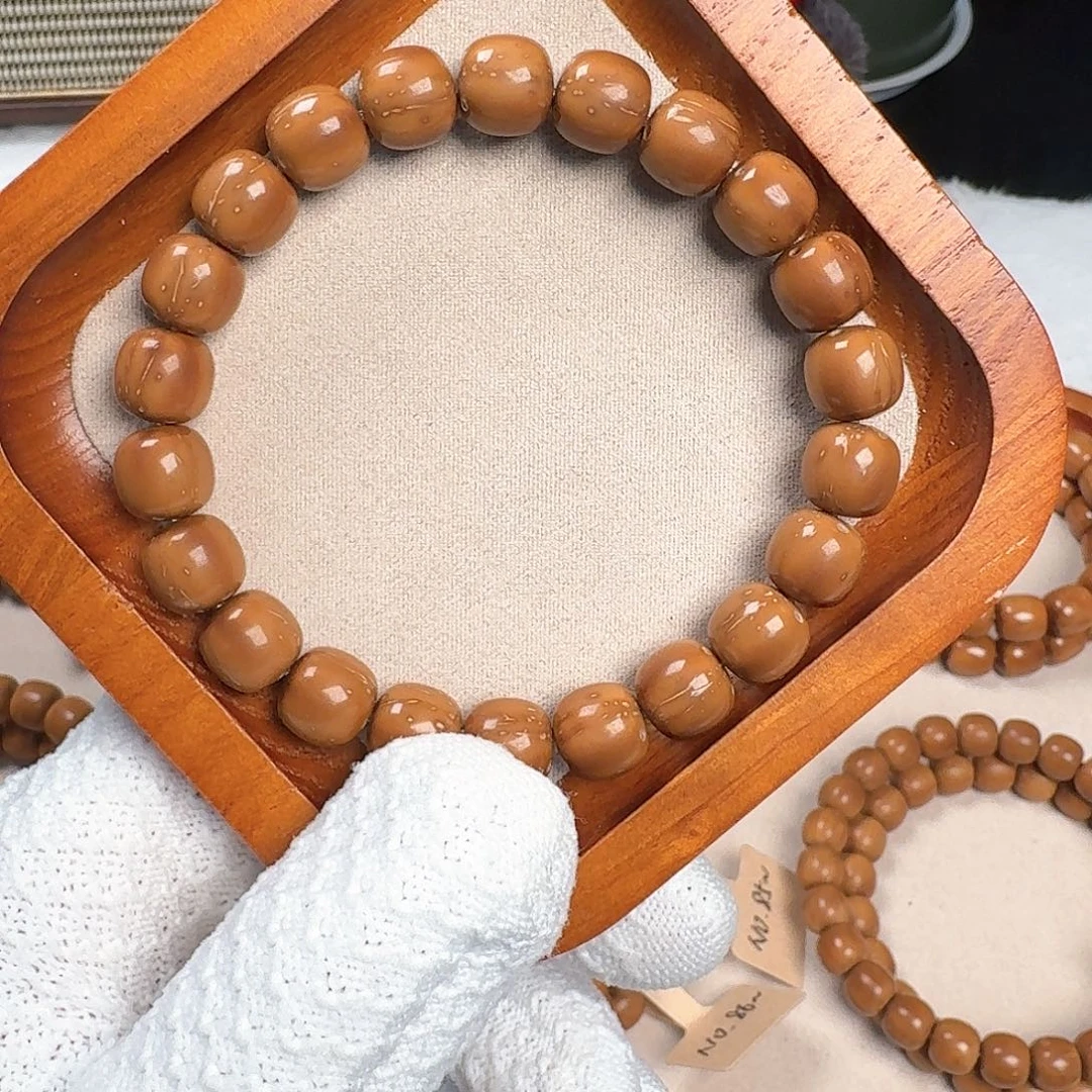 紫金鼠手串紫金鼠半实心小尺寸10.2微棕线