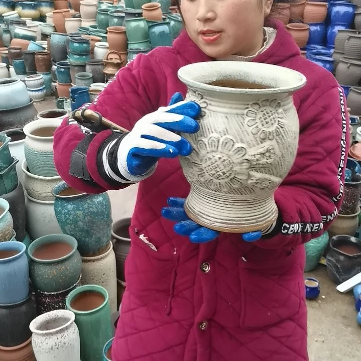 红陶口18高22瑕疵