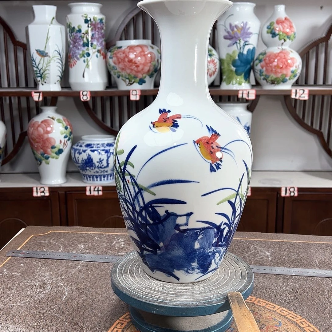 摆件景德镇陶瓷棒玉