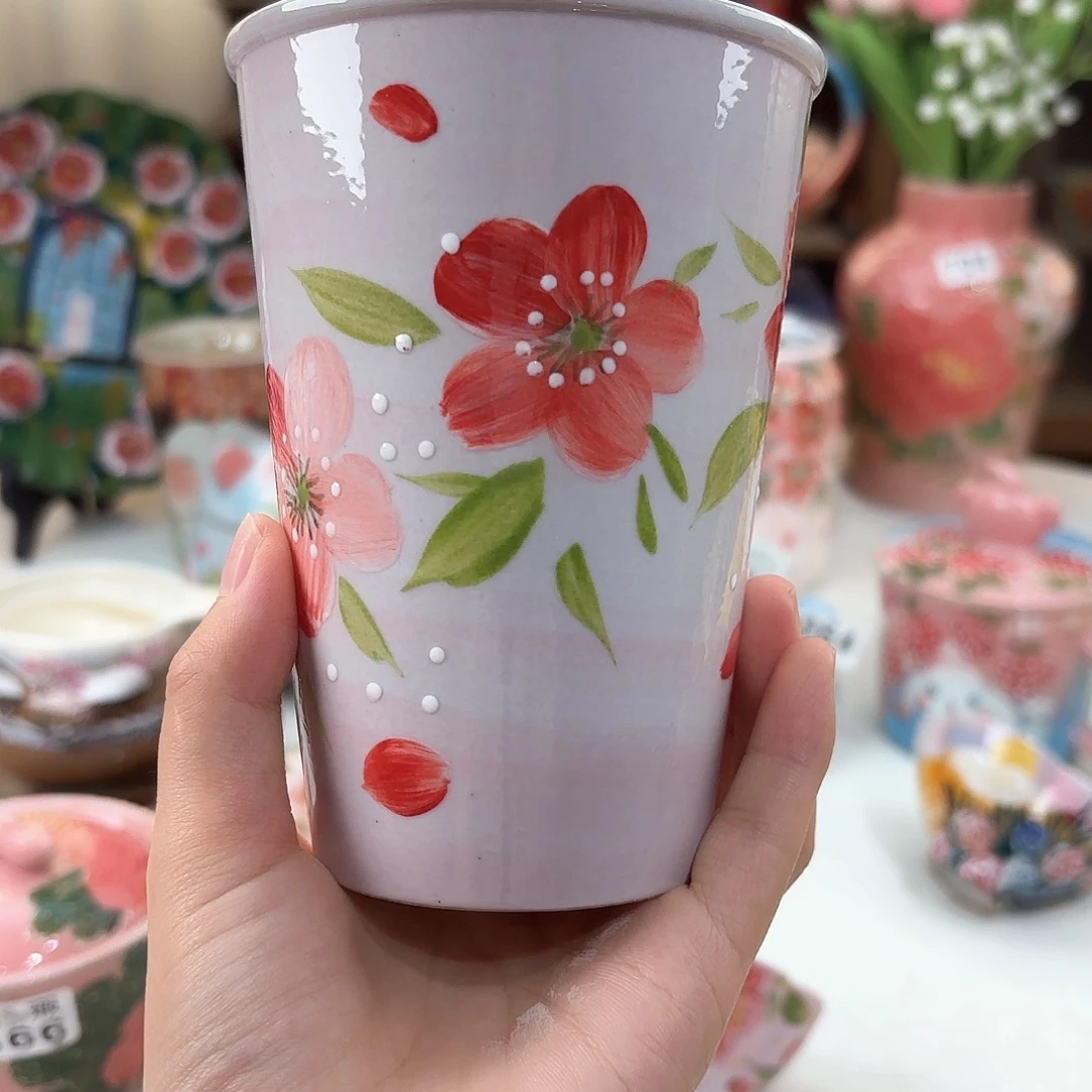景德镇手绘高温釉下彩陶瓷茶具