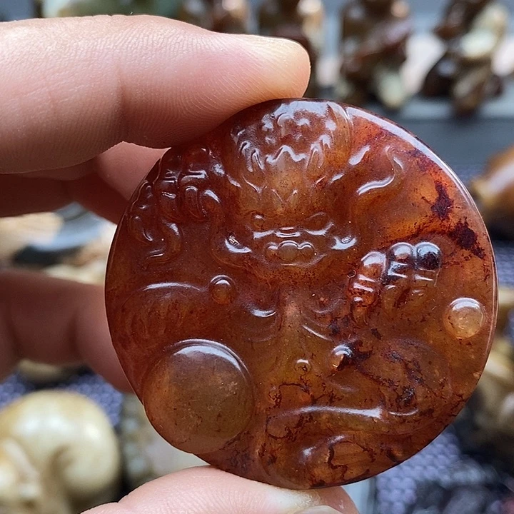 未镶嵌蛇纹石玉颈饰