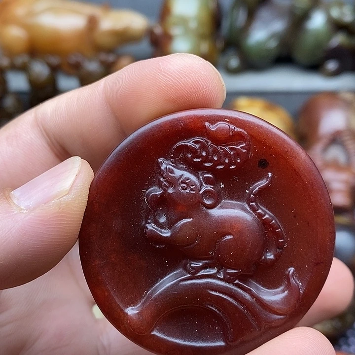 未镶嵌蛇纹石玉颈饰