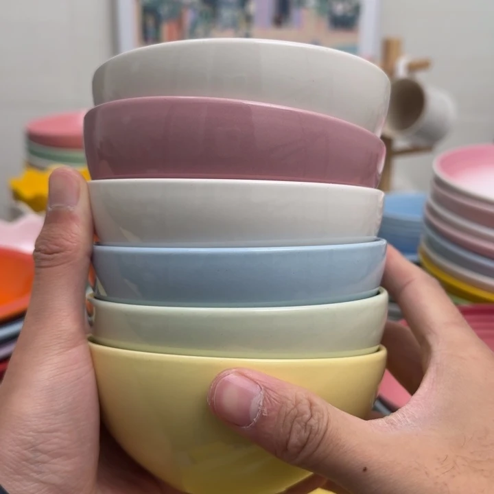 福利微瑕6个温哥华米饭碗330毫升