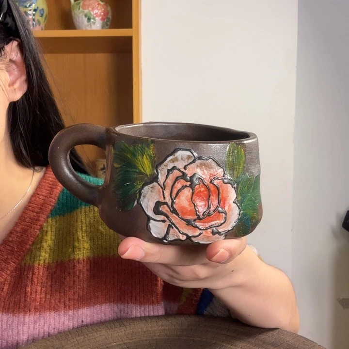 手捏手绘景德镇陶瓷