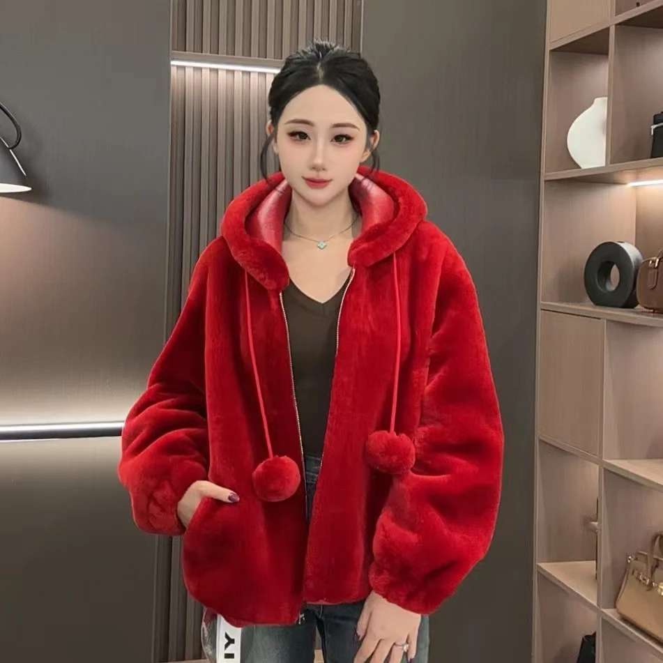 【七月推荐】连帽长袖百搭简约潮流外套女-617