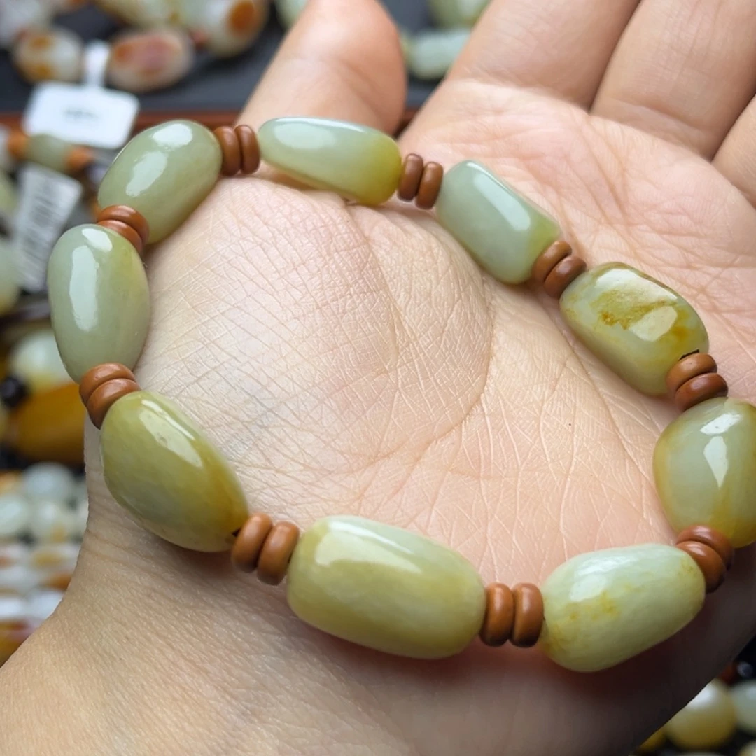 和田玉手链未镶嵌