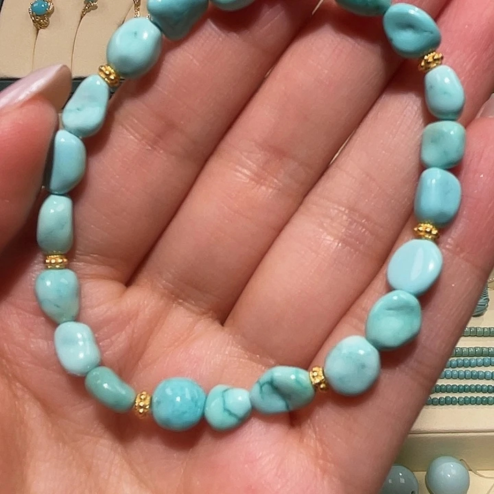 绿松石未镶嵌手串