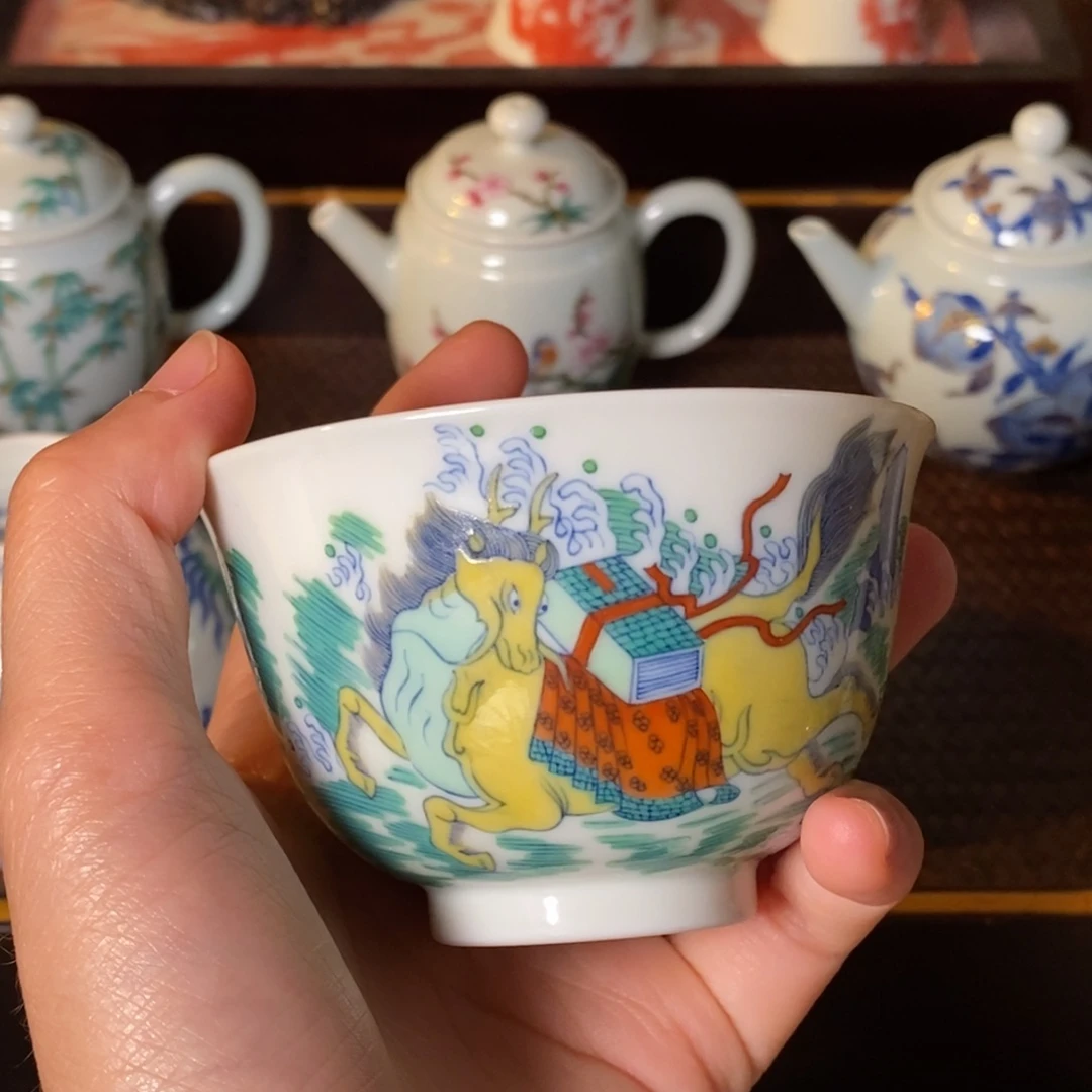 御晴堂斗彩河图洛书