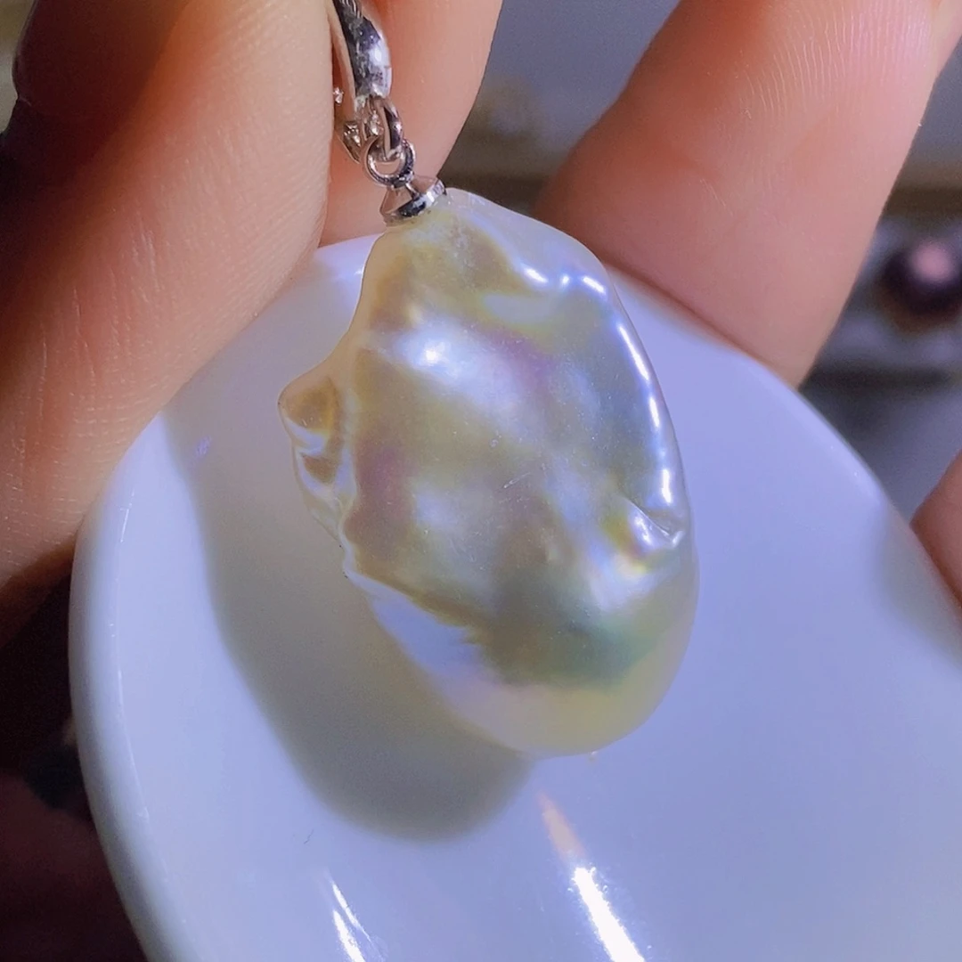 银S925镶嵌特价（不退不换）淡水珍珠
