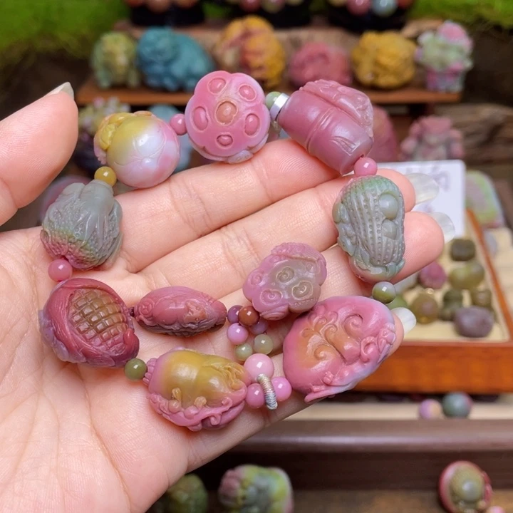 毛***线未镶嵌玛瑙/玉髓珠宝半成品