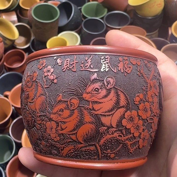 茶杯紫砂全手工制作工艺