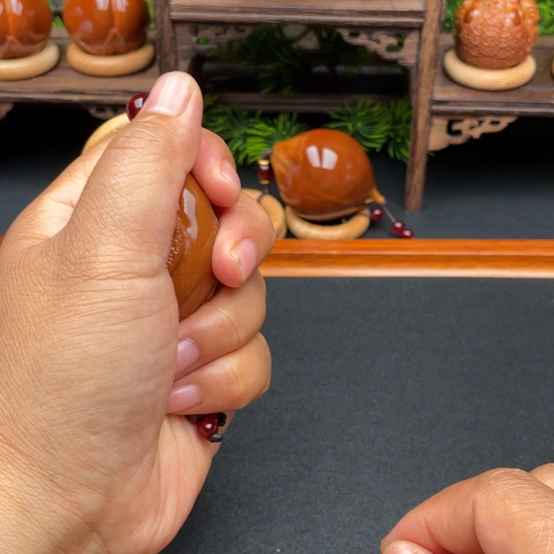 橄榄核吊坠三面穿配