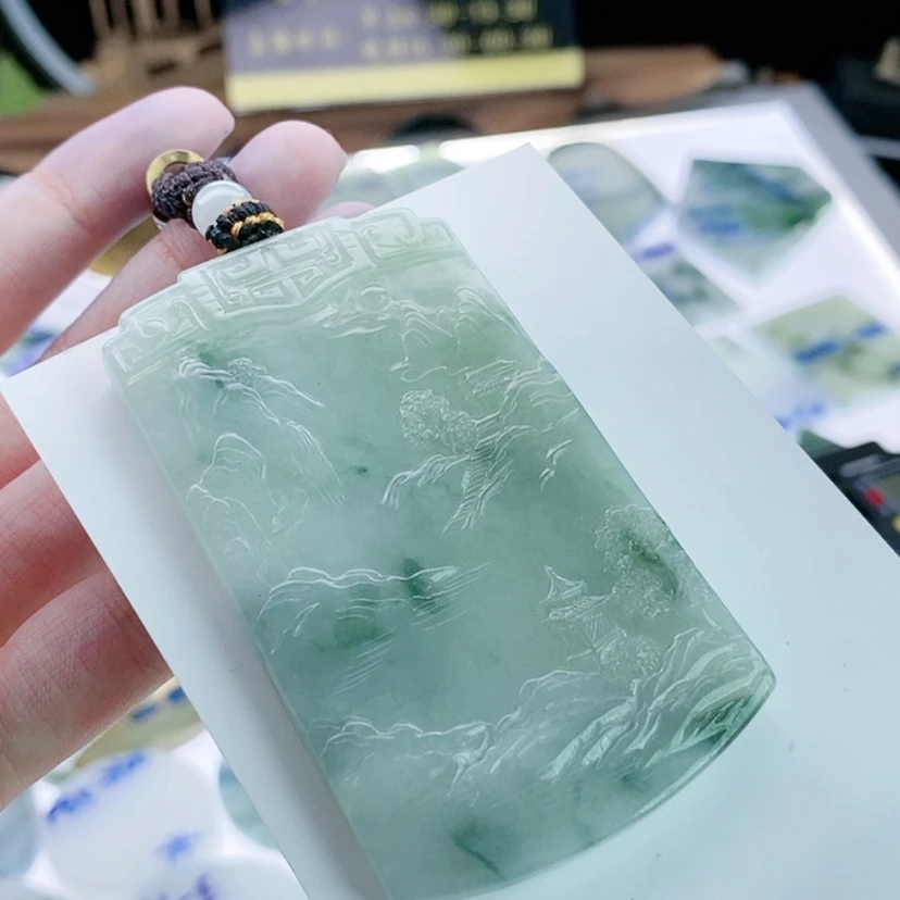 【闪购商品】定制翡翠未镶嵌翡翠片料定制未镶嵌