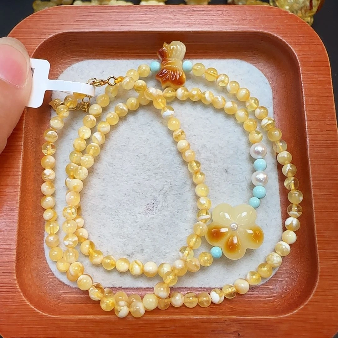 未镶嵌琥珀裸石定制