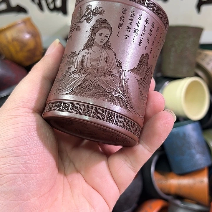 茶杯紫砂全手工紫砂主人被