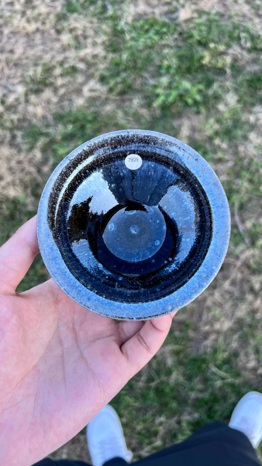 吴兴乾建盏柴烧纯手工茶杯主人杯茶具龙窑柴烧建盏个人杯专用