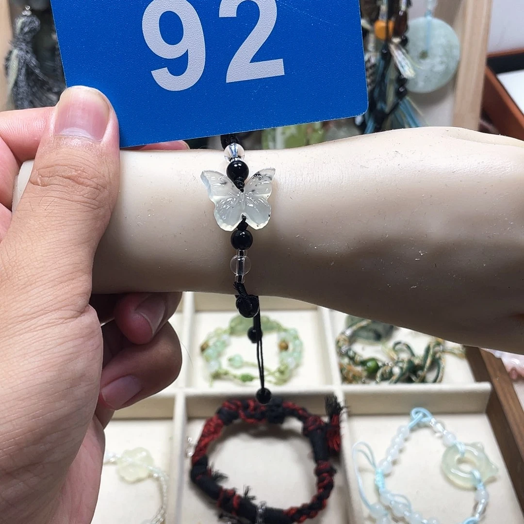 蛇纹石玉合金颈饰