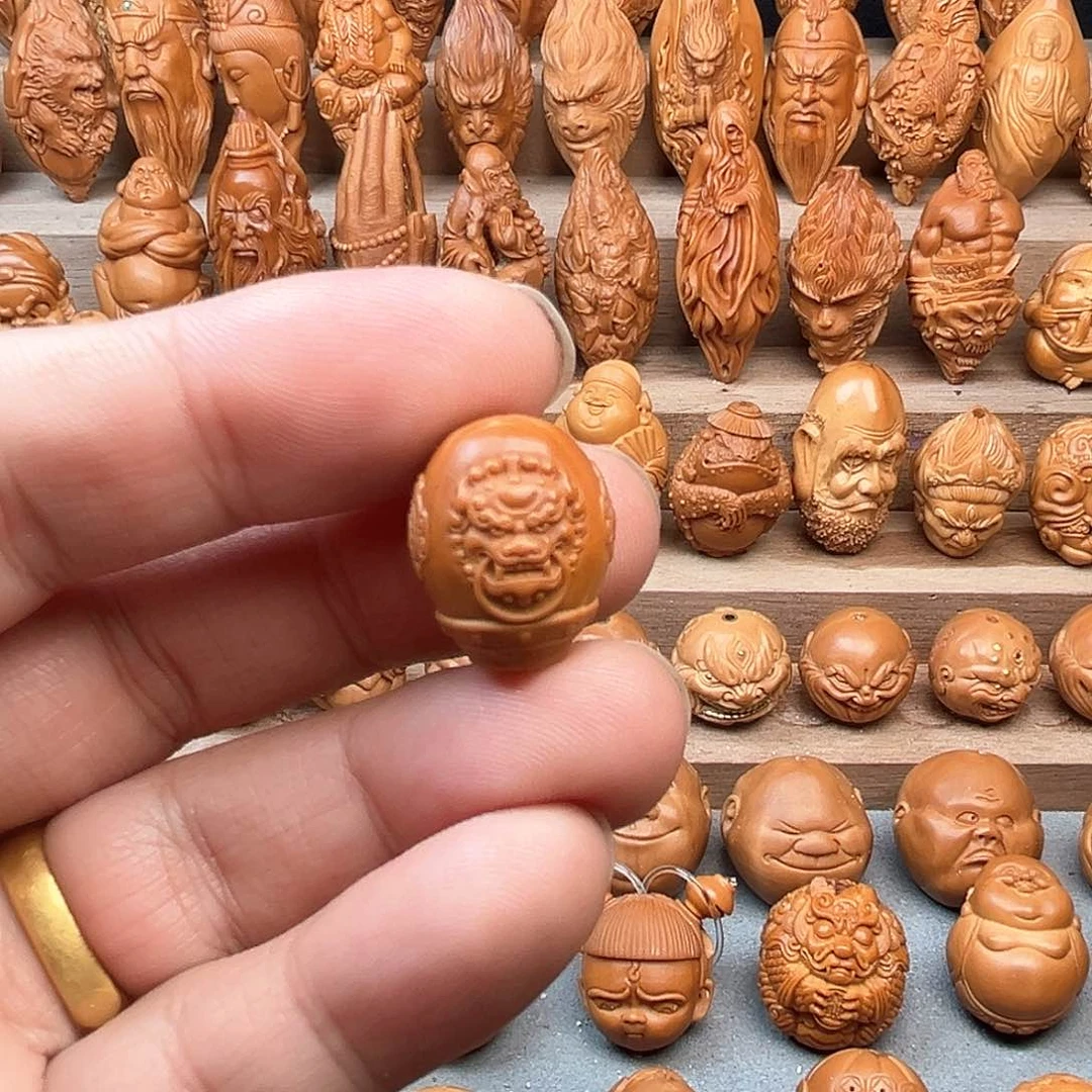 橄榄核吊坠黄**呀16三通福利