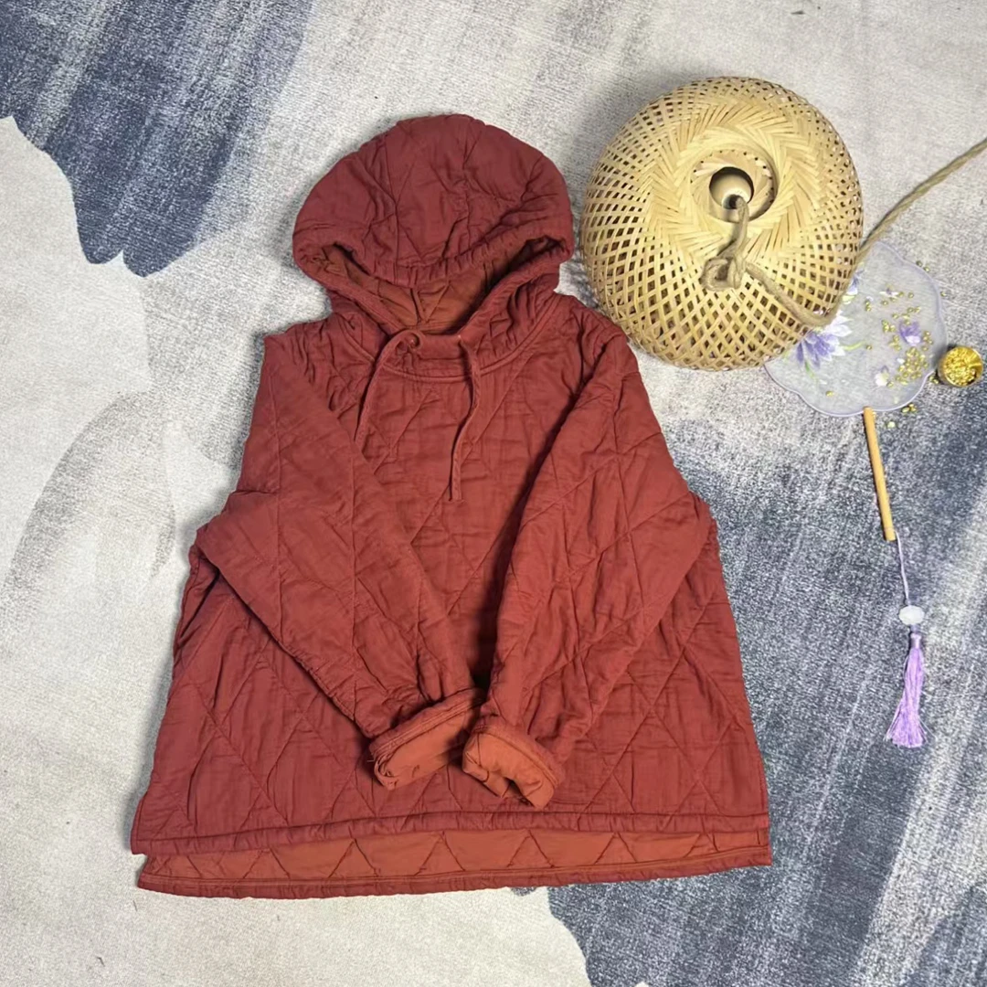 宝宝棉套头夹棉堆堆领帽衫（衣长60-65，胸围132）