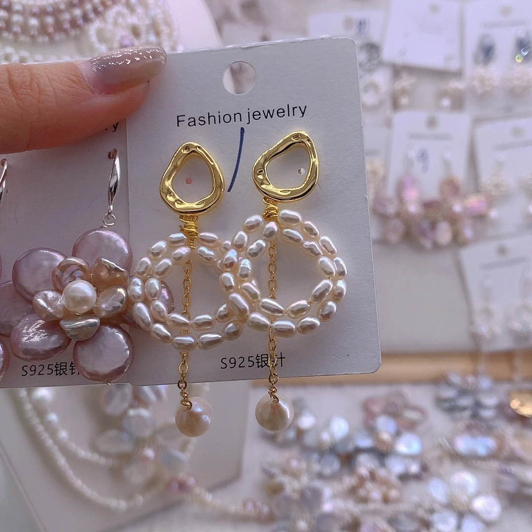 我***呀淡水珍珠胸针未镶嵌