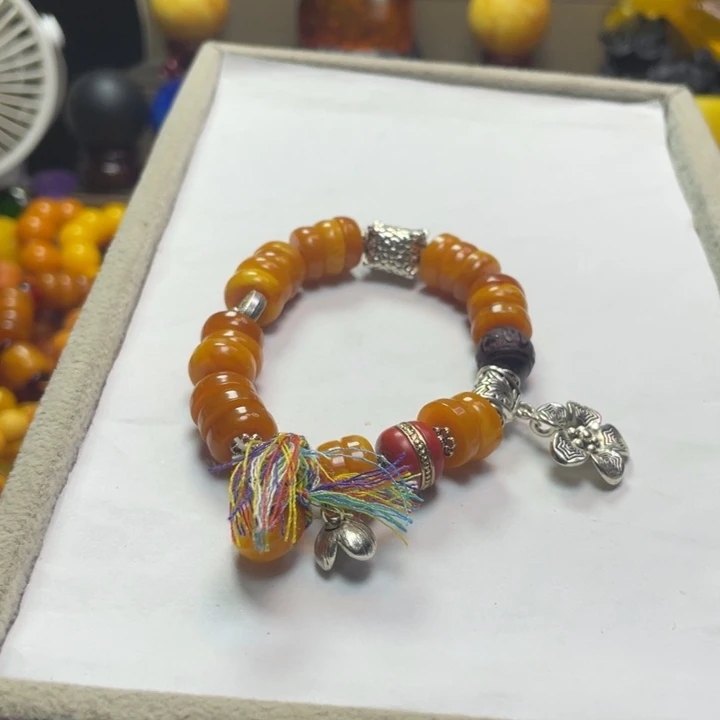 琥珀未镶嵌手链手串等多种款式