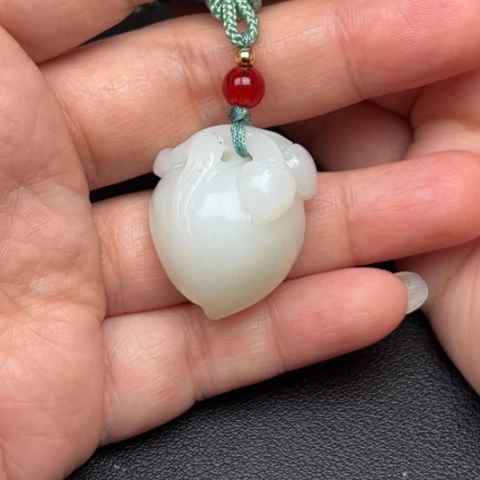 和田玉挂件未镶嵌豆*大