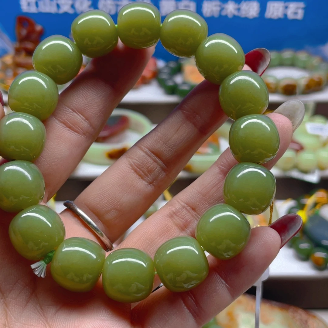 未镶嵌手串透闪石质玉