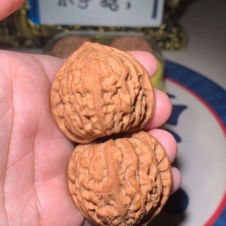 吊坠文玩核桃三角金牛41