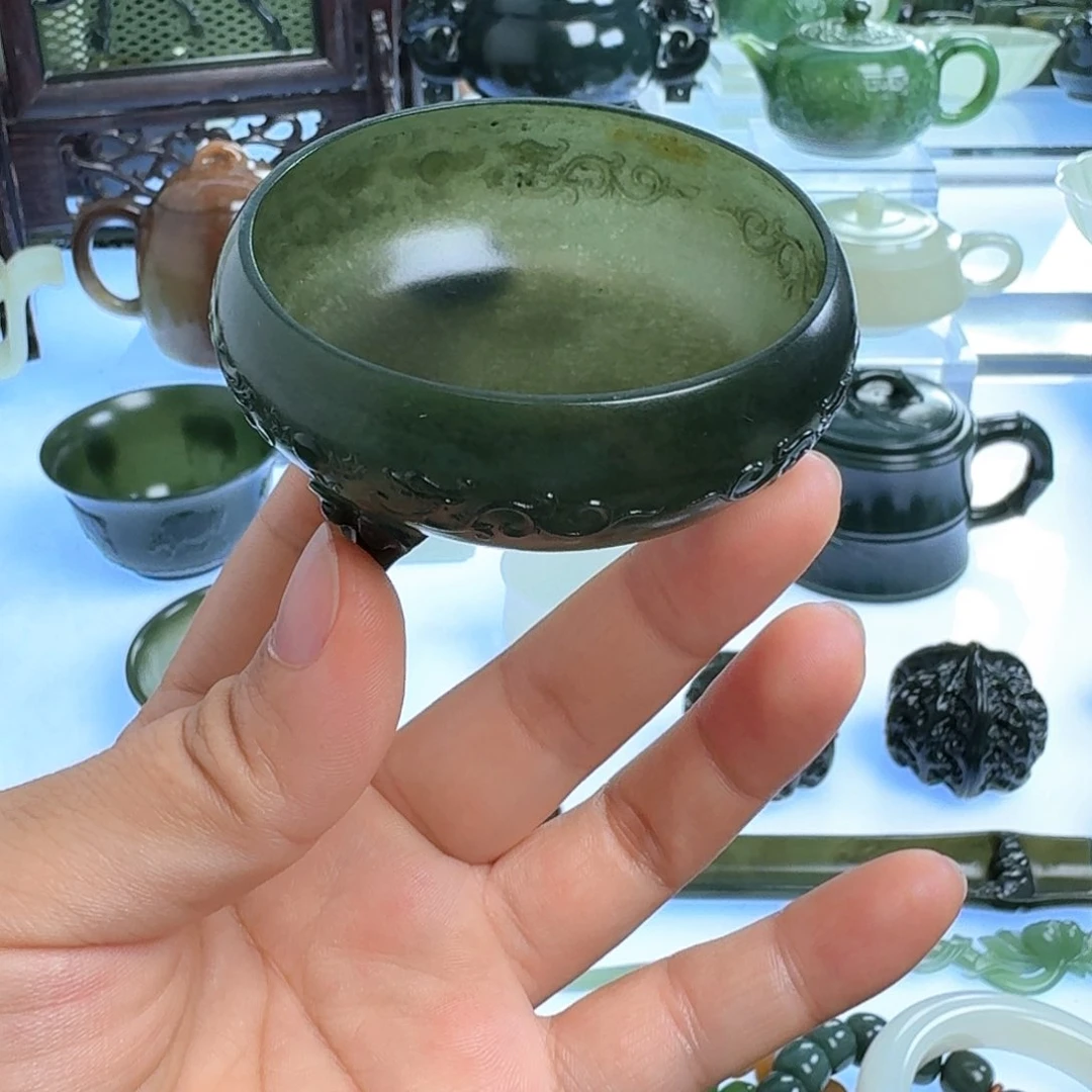 和田玉（青玉）未镶嵌挂件