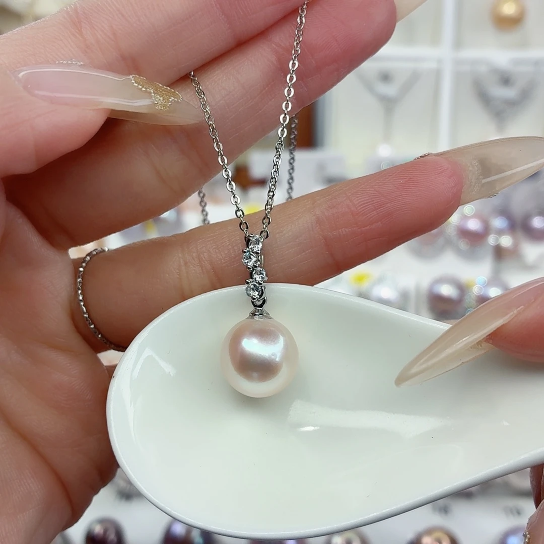 淡水珍珠颈饰合金F