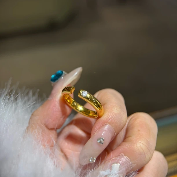 展厅专场【镜面简约】足金 999 轻奢高级黄金戒指附加23