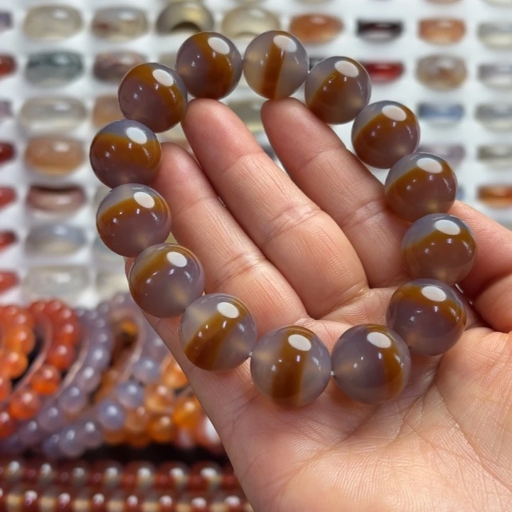 玛瑙/玉髓未镶嵌手链