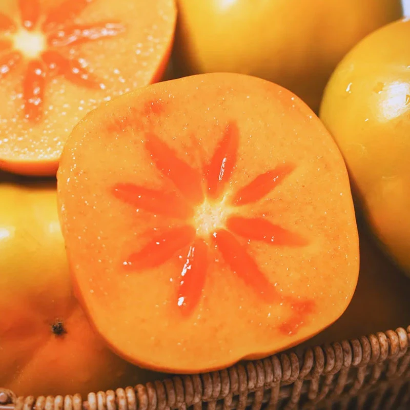 山西阳丰巧克力脆柿子当季新鲜水果10斤整箱时令红大甜硬柿子包邮