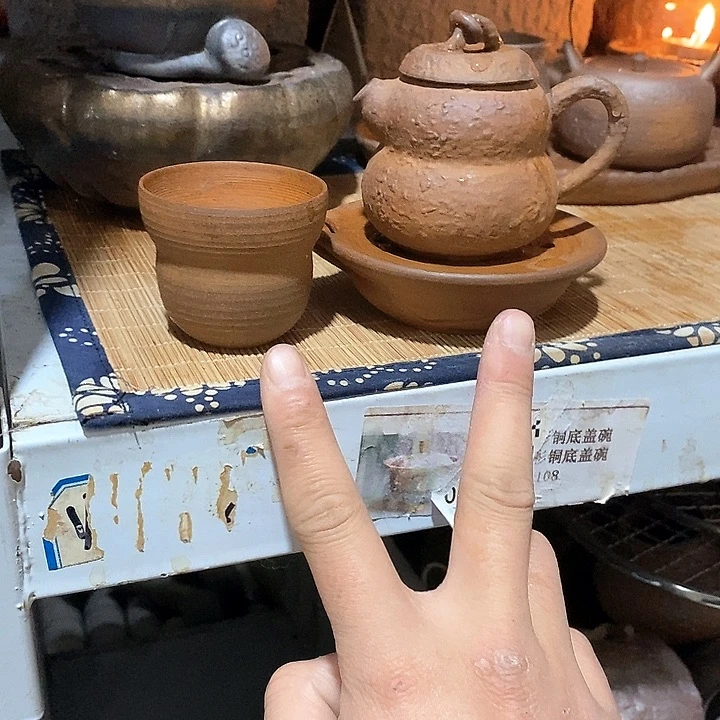 瓷片荷花绽放了我最美丽动人心弦。