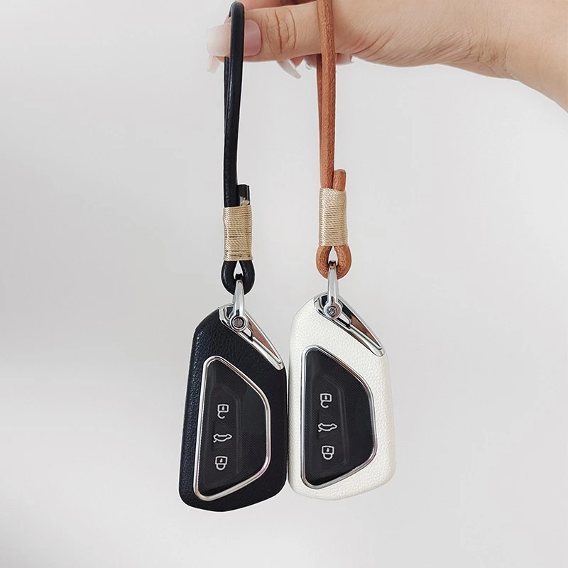 适用大众高尔夫8钥匙套id3xcrozz凌渡L壳id4包id6揽境扣途昂X/pro