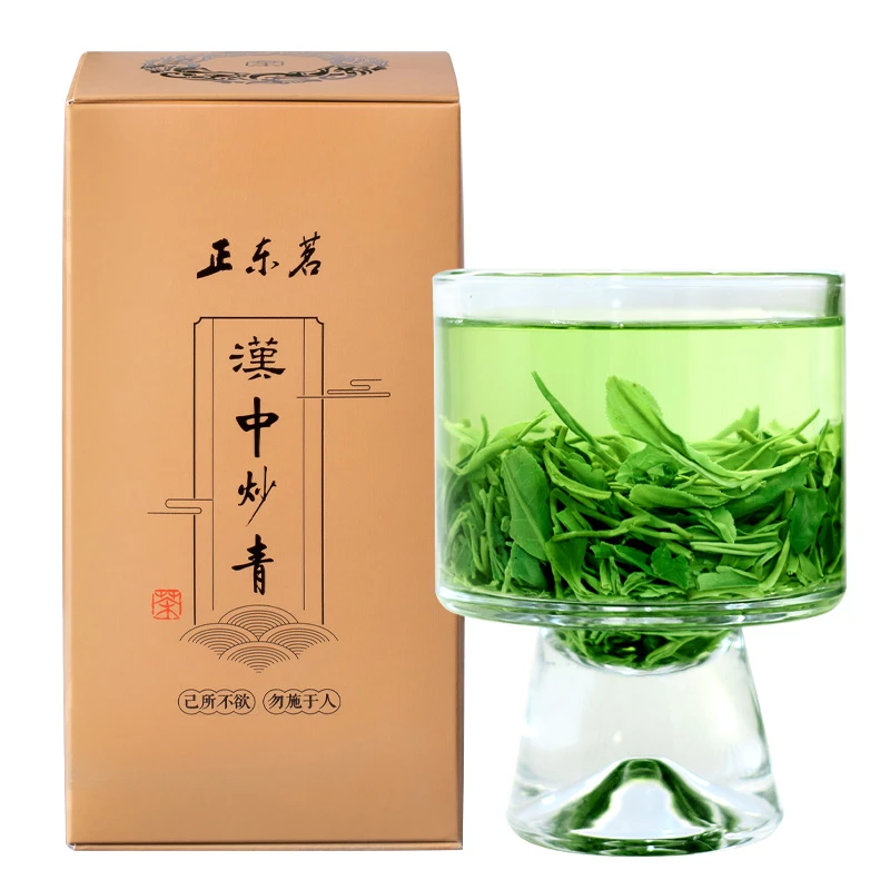 2025新茶茶叶绿茶汉中炒青雨前特级180g盒装