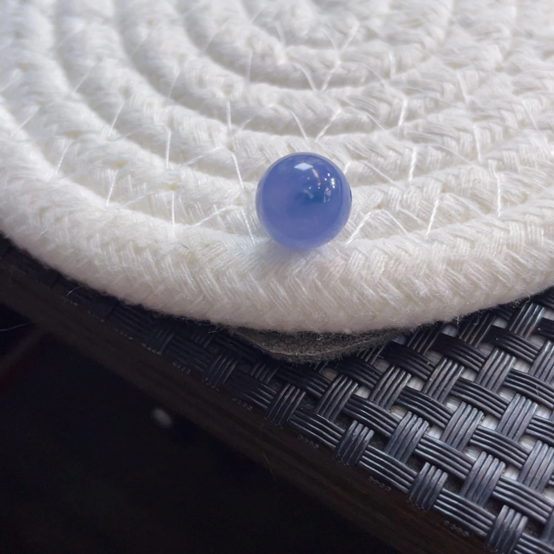 翡翠未镶嵌手链卡10.2妖紫