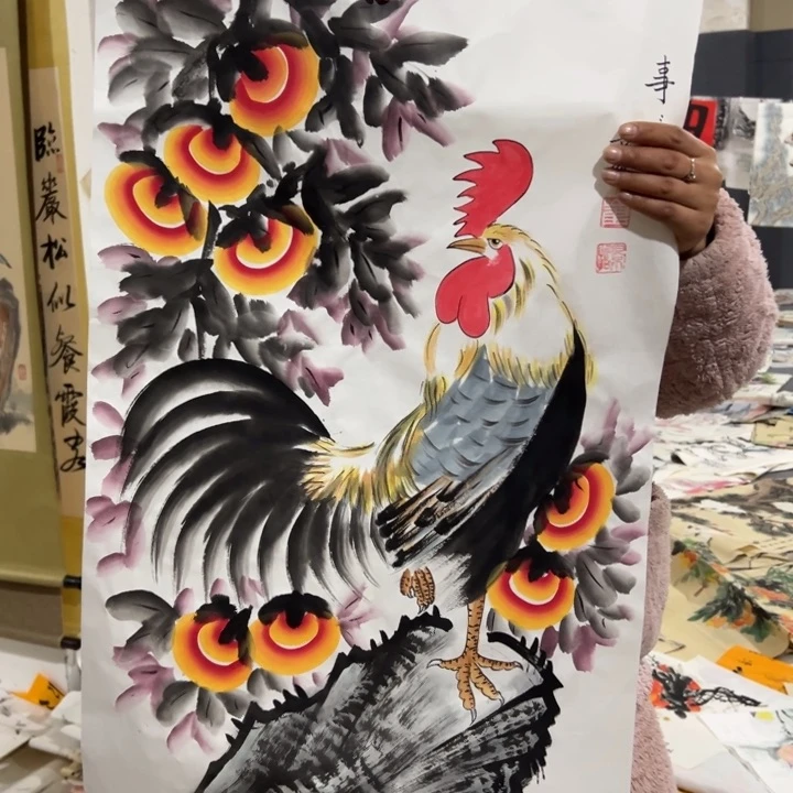 纯手绘画技法与绘画技巧结合