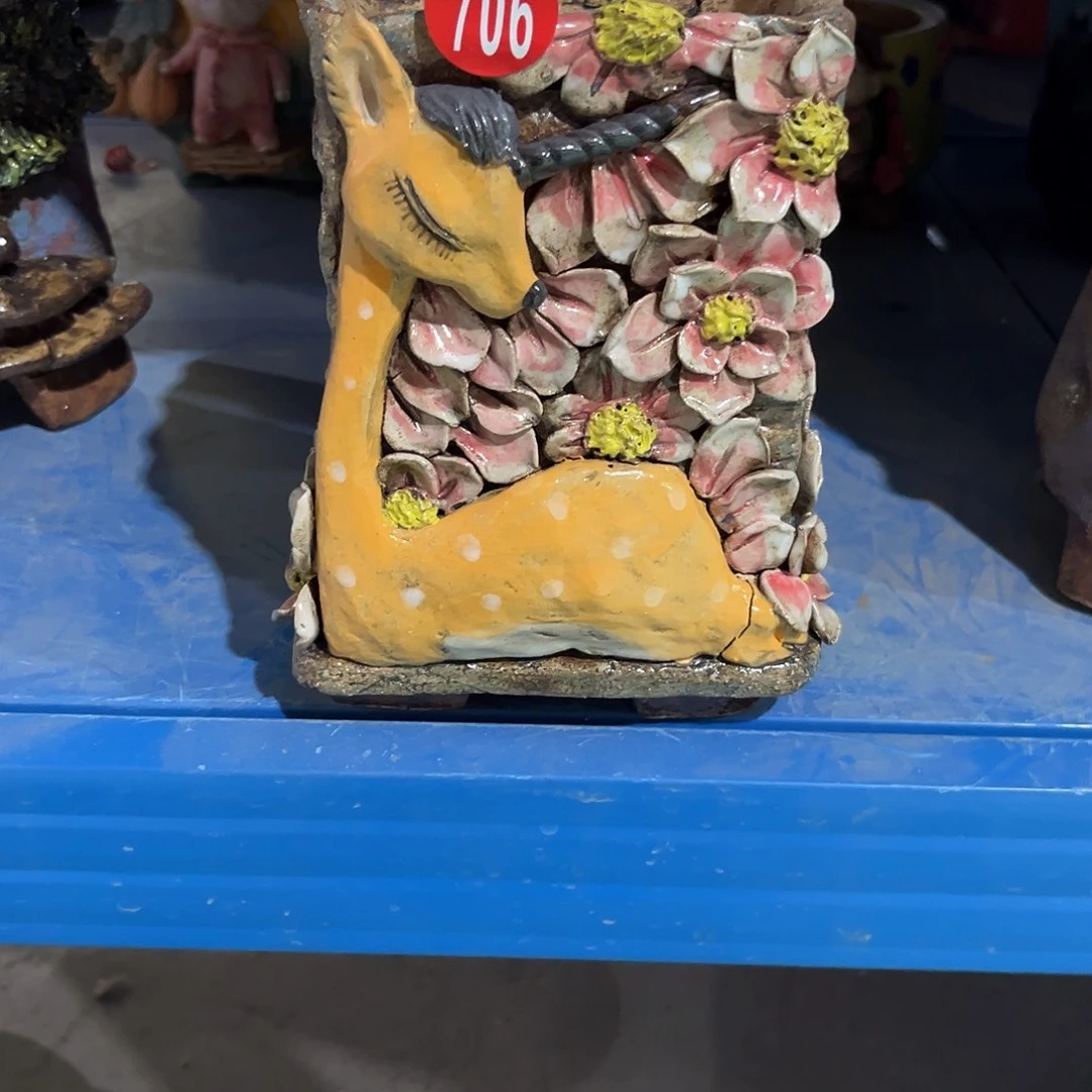 微瑕706 号陶然花器手工花盆