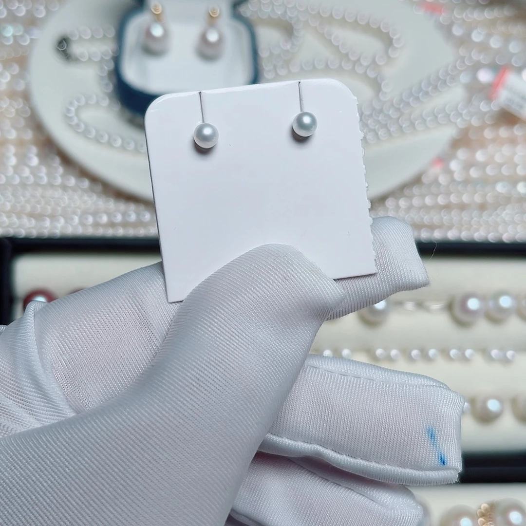 银S925镶嵌手绳淡水珍珠