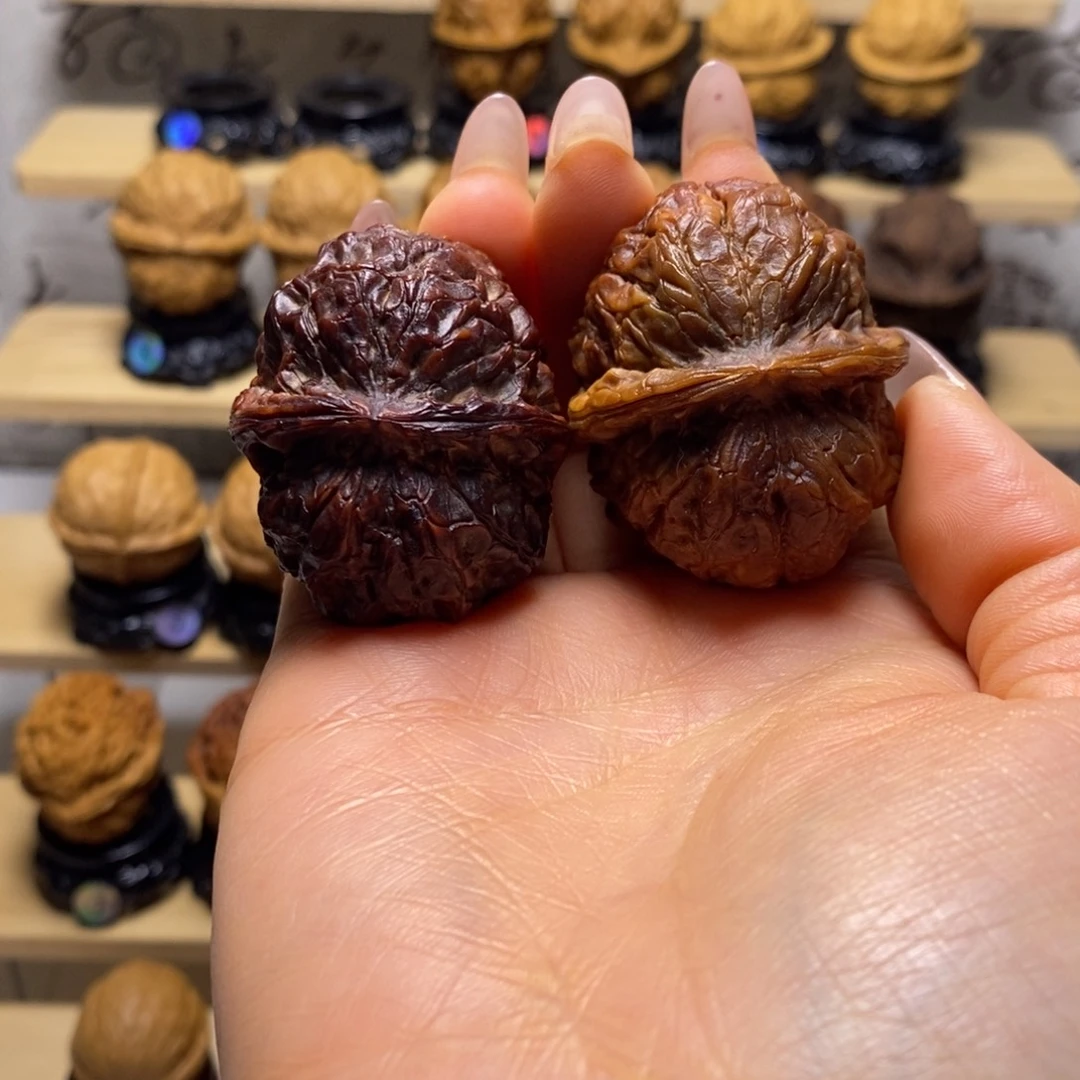 把件文玩核桃七彩元宝蟾y8