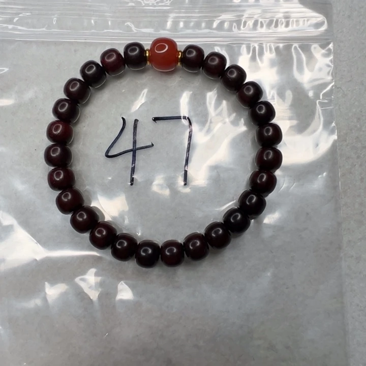 南红玛瑙未镶嵌手串47