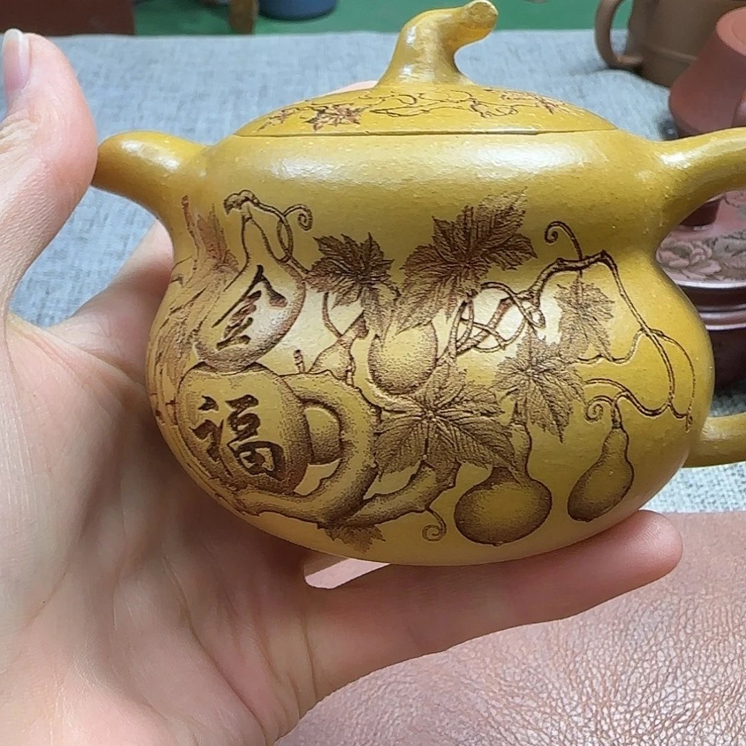 茶壶紫砂民间手艺人全手工制作