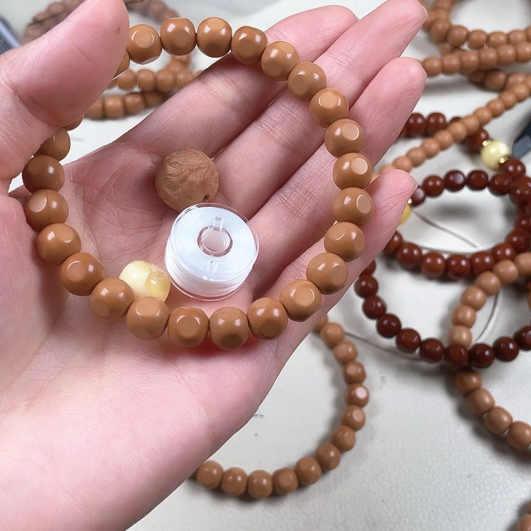 吊坠猴头核桃六方冒油8小➕雕刻配饰