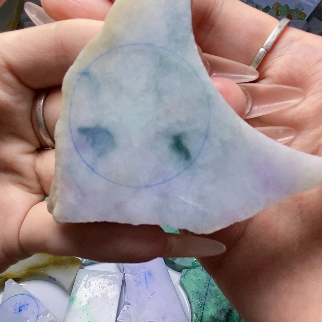 颈饰未镶嵌翡翠翡翠