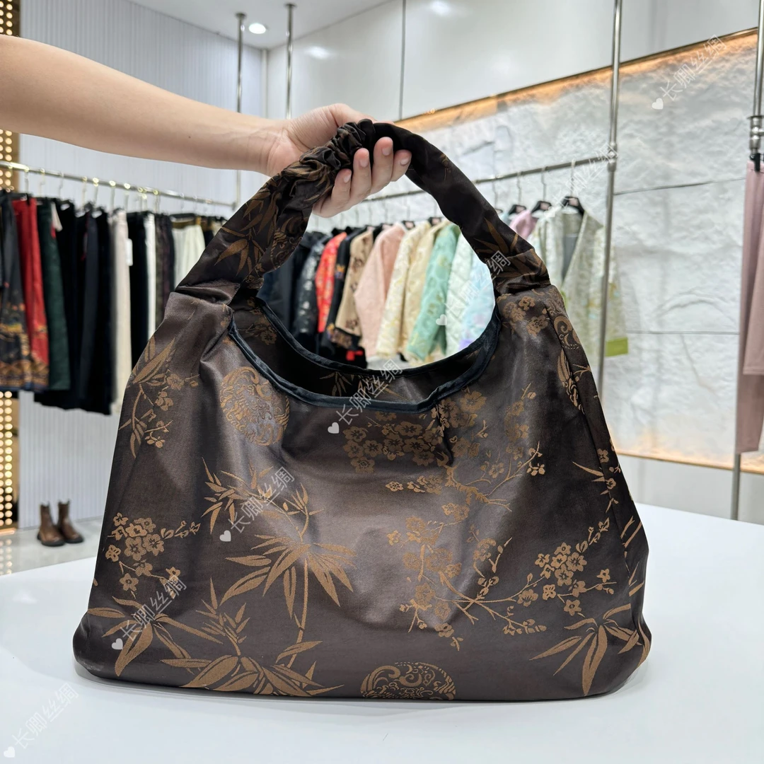 【倾云】宋锦时尚百搭复古手提大包 KK808